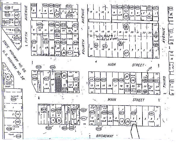 422-424 Main St, Lyons, CO à louer - Plan cadastral – Image 2 sur 10