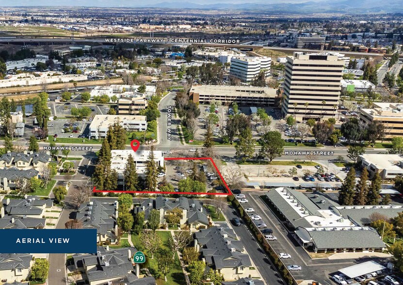 841 Mohawk St, Bakersfield, CA à louer - Aérien – Image 2 sur 15