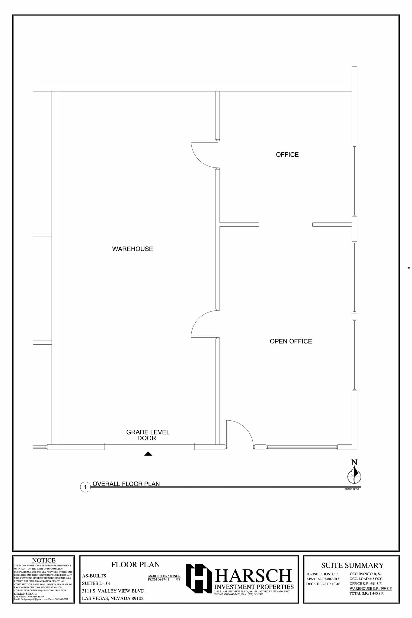 3111 S Valley View Blvd, Las Vegas, NV à louer Plan de site– Image 1 sur 1