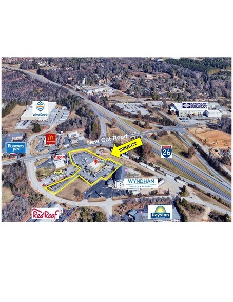 6750 Pottery Rd, Spartanburg, SC à vendre - Aérien – Image 2 sur 17