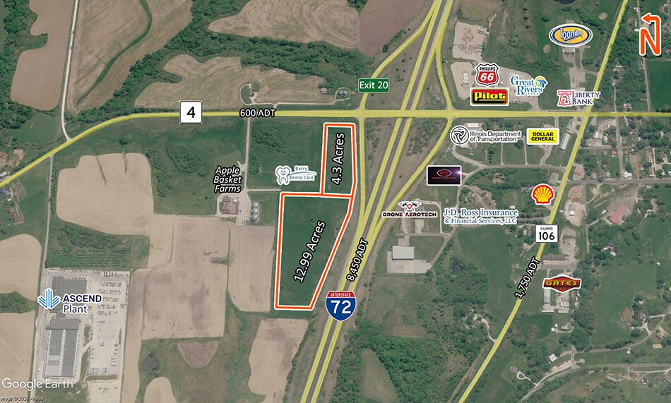 I-72 and Route 4, Barry, IL à vendre - Photo de l’immeuble – Image 3 sur 6