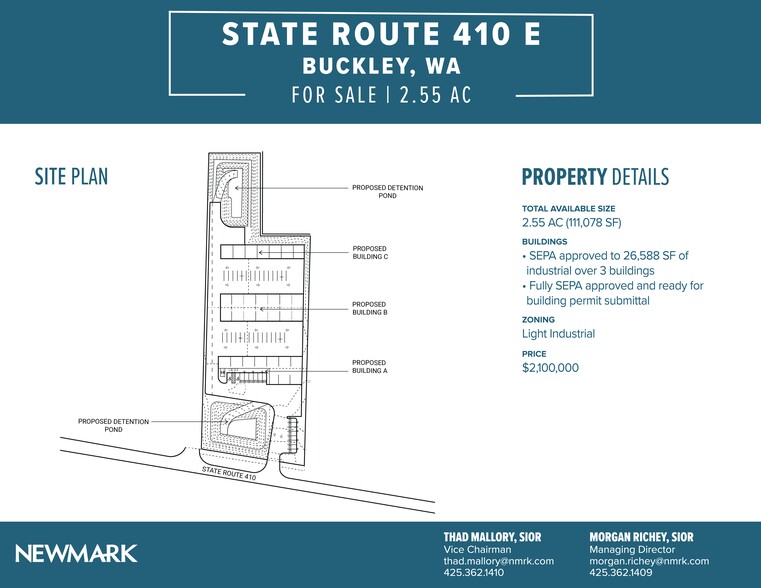 XXX SR 410 E, Buckley, WA à vendre - Plan de site – Image 2 sur 2