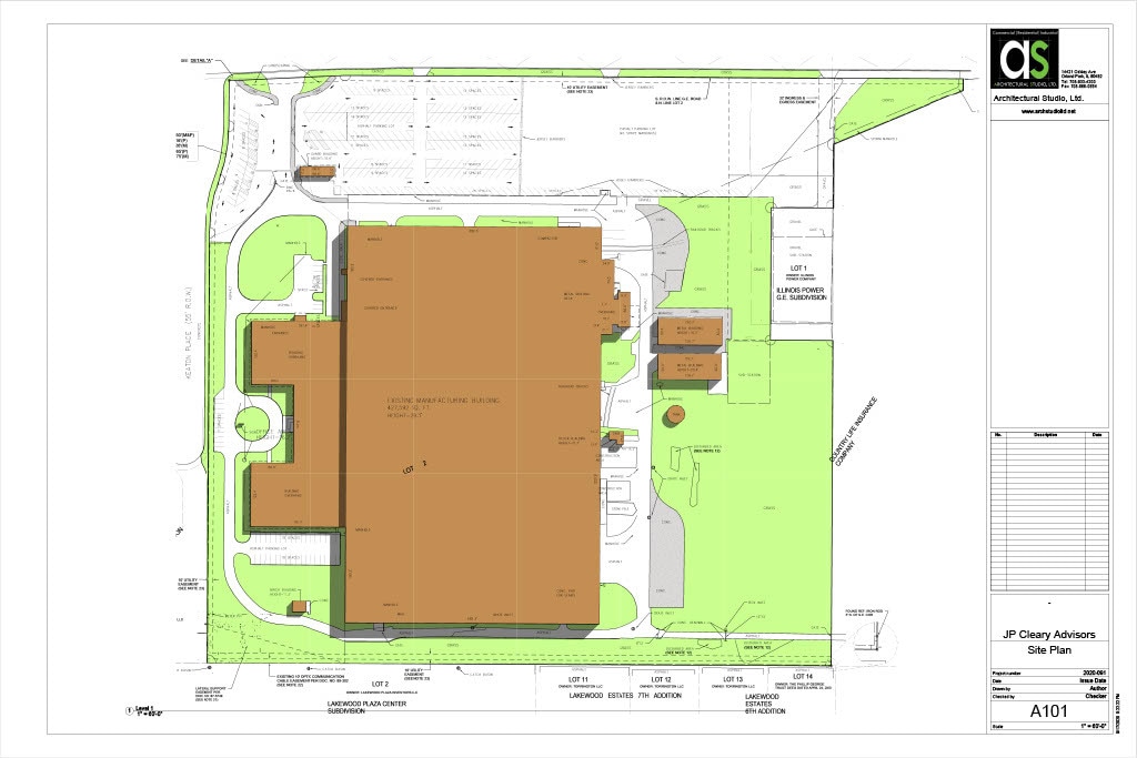 1601 General Electric Rd, Bloomington, IL à vendre Plan d’étage– Image 1 sur 9