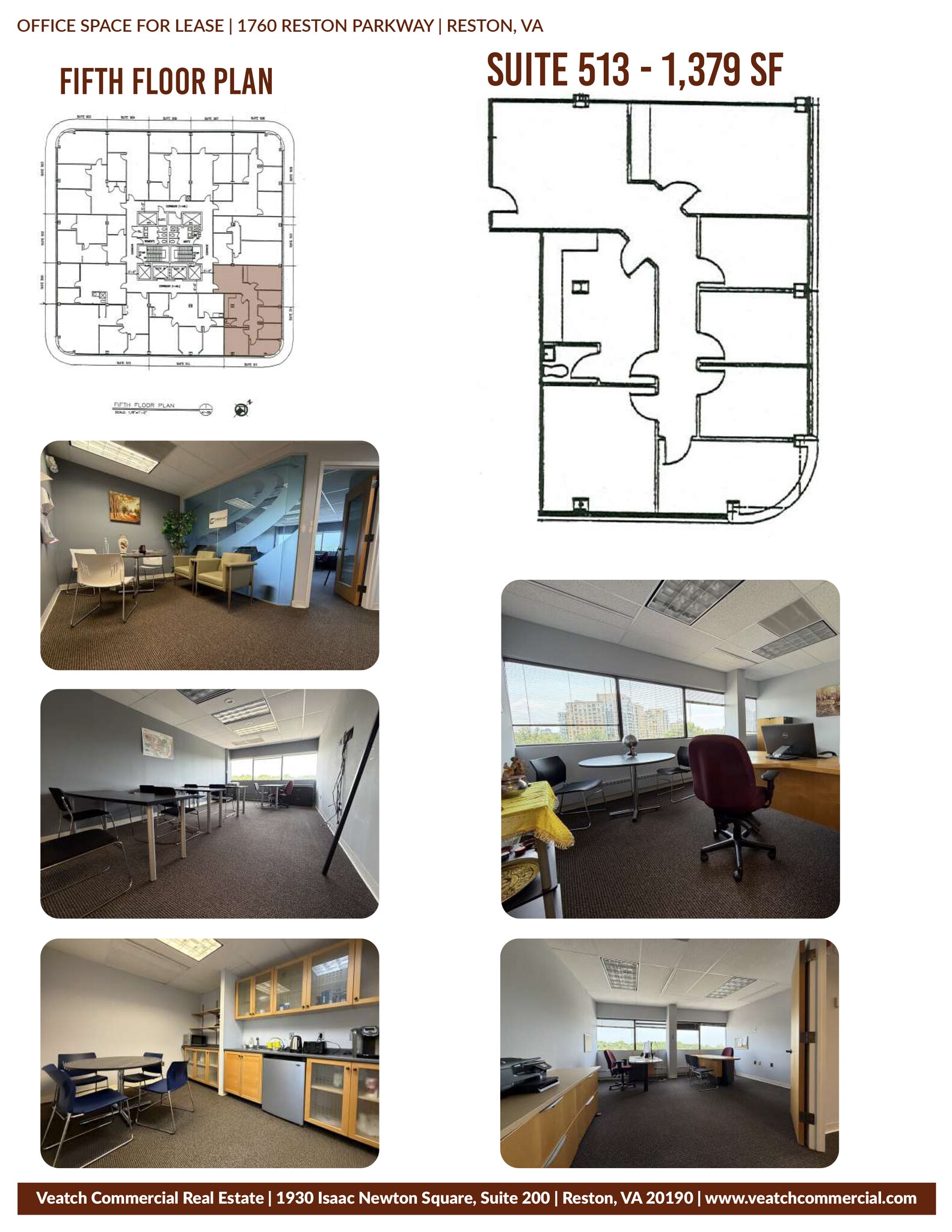 1760 Reston Pky, Reston, VA à louer Plan d’étage– Image 1 sur 1