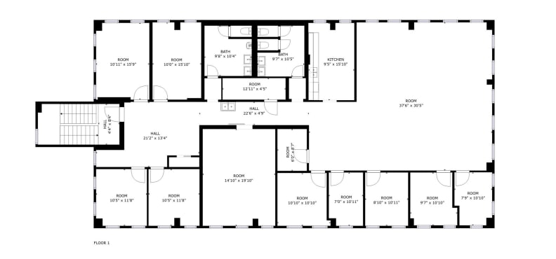 301 McClanahan St SW, Roanoke, VA à louer Plan d’étage– Image 1 sur 1