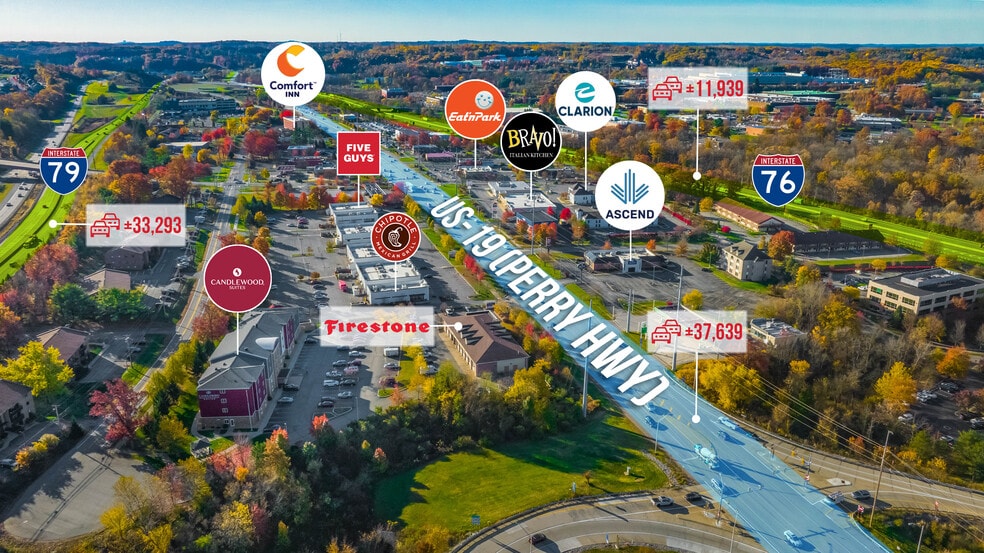 20030 Route 19, Cranberry Township, PA à vendre - Aérien – Image 2 sur 16