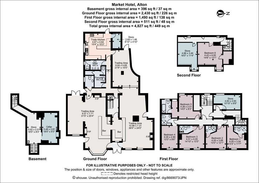 3 Market Sq, Alton à vendre - Plan d’étage – Image 2 sur 10