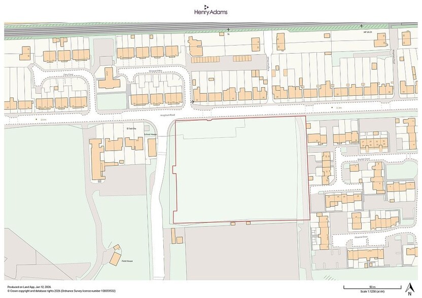 Land at Kingsham Rd, Chichester à vendre - Plan de site – Image 2 sur 2