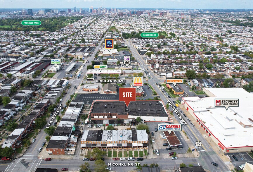 3501 Pulaski Hwy, Baltimore, MD à vendre - Aérien – Image 3 sur 6