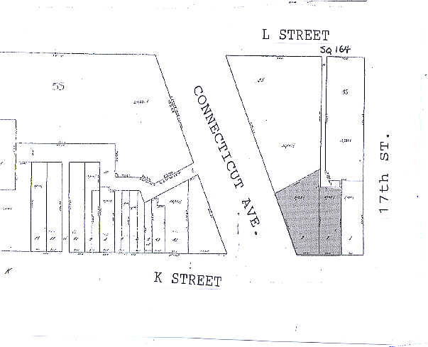 1001 Connecticut Ave NW, Washington, DC à louer - Plan cadastral – Image 2 sur 8