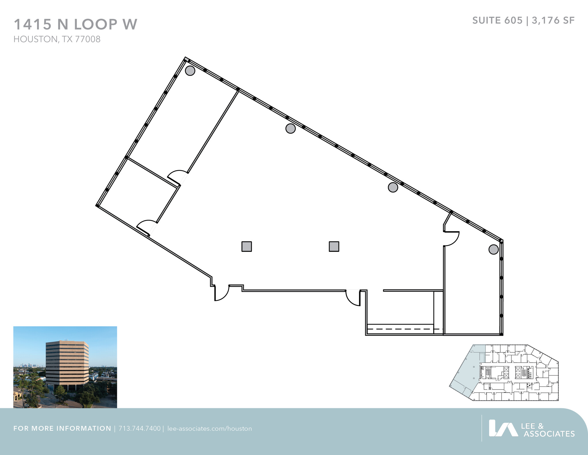 1415 North Loop W, Houston, TX à louer Plan d’étage– Image 1 sur 1