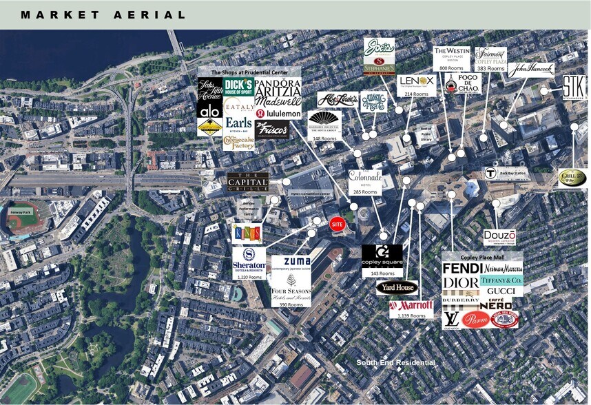 122 Belvidere st, Boston, MA à louer - Aérien – Image 2 sur 5
