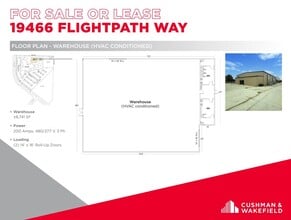 19466 Flightpath Way, Bakersfield, CA à louer Plan d’étage– Image 2 sur 3