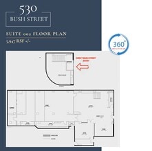 530 Bush St, San Francisco, CA à louer Plan d’étage– Image 1 sur 1