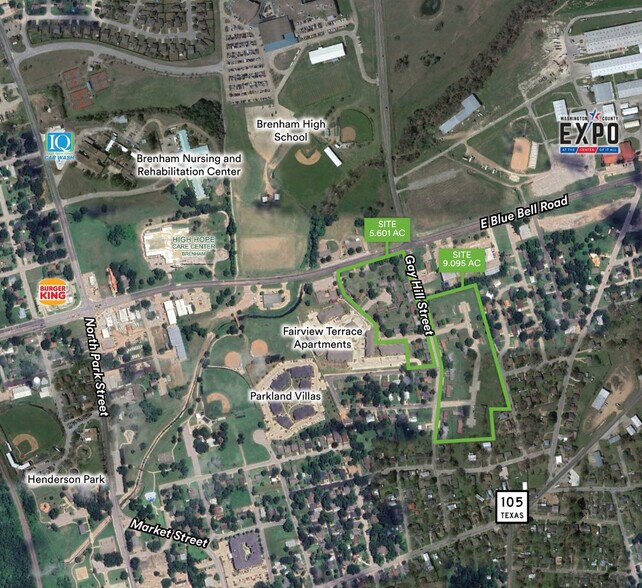 0 E Blue Bell Road, Brenham, TX à vendre - Photo de l’immeuble – Image 2 sur 4