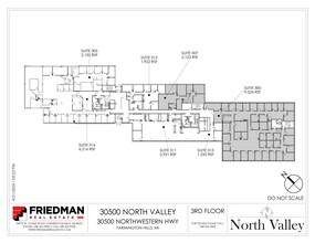 30500 Northwestern Hwy, Farmington Hills, MI à louer Plan d’étage– Image 2 sur 2