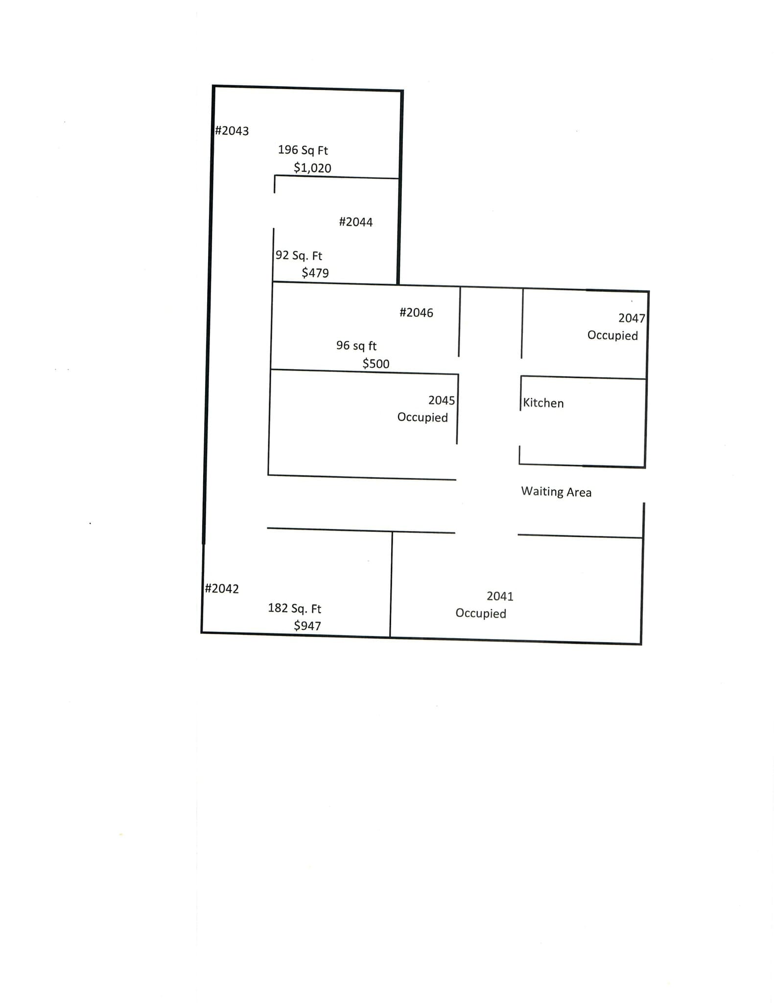 151 E Wakea Ave, Kahului, HI à louer Plan d’étage– Image 1 sur 1
