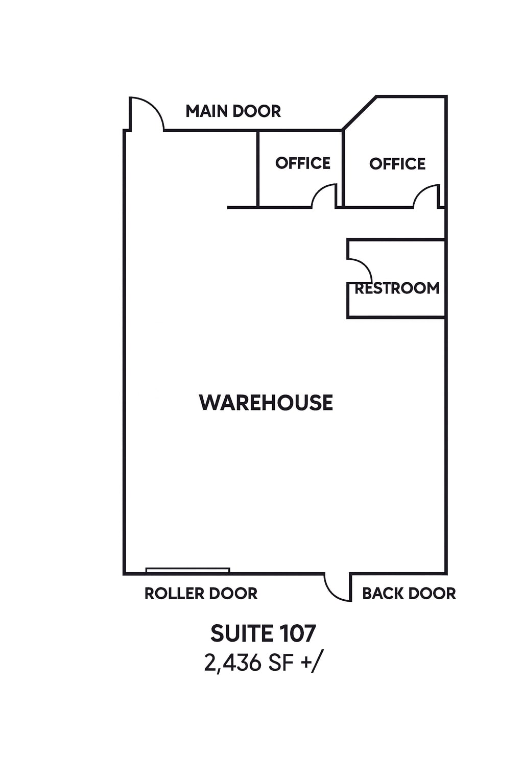5410-5430 NW 33rd Ave, Fort Lauderdale, FL à louer Plan d’étage– Image 1 sur 24