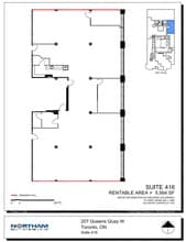 207 Queens Quay W, Toronto, ON à louer Plan d’étage– Image 1 sur 1
