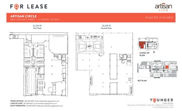 2973 W 7th St, Fort Worth, TX à louer Plan d’étage– Image 1 sur 1