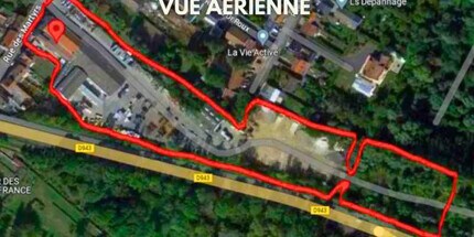 Annezin - Vue aérienne vue de carte