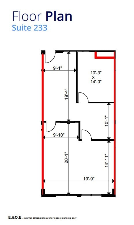 7181 Woodbine Ave, Markham, ON à louer Plan d’étage– Image 1 sur 1