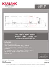 1240-1348 Quebec St, North Kansas City, MO à louer Plan d’étage– Image 1 sur 1