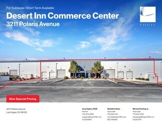 Plus de détails pour 3211 Polaris Ave, Las Vegas, NV - Industriel/Logistique à louer