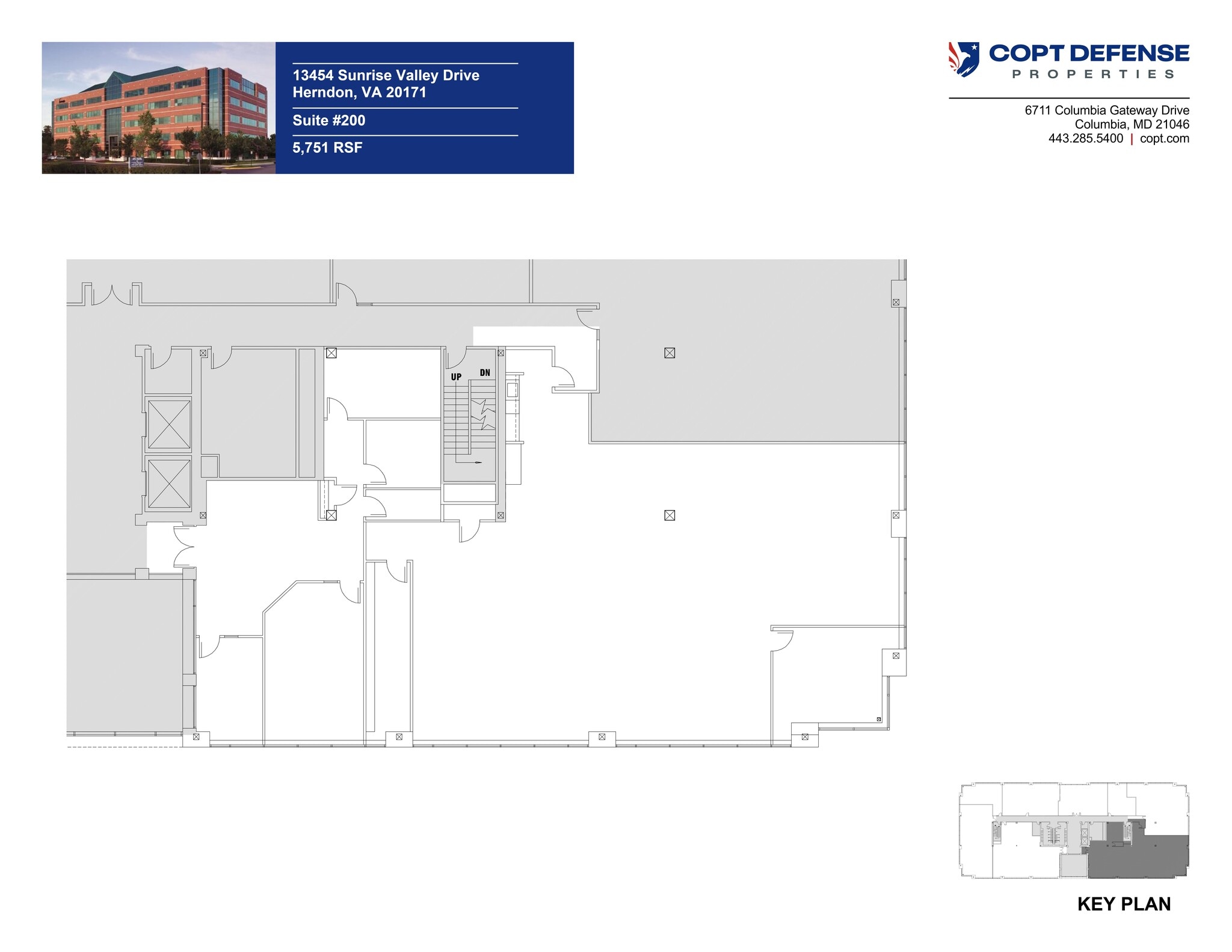 13454 Sunrise Valley Dr, Herndon, VA à louer Plan de site– Image 1 sur 1