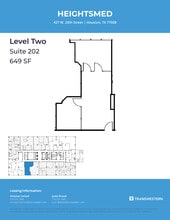 427 W 20th St, Houston, TX à louer Plan d’étage– Image 1 sur 1