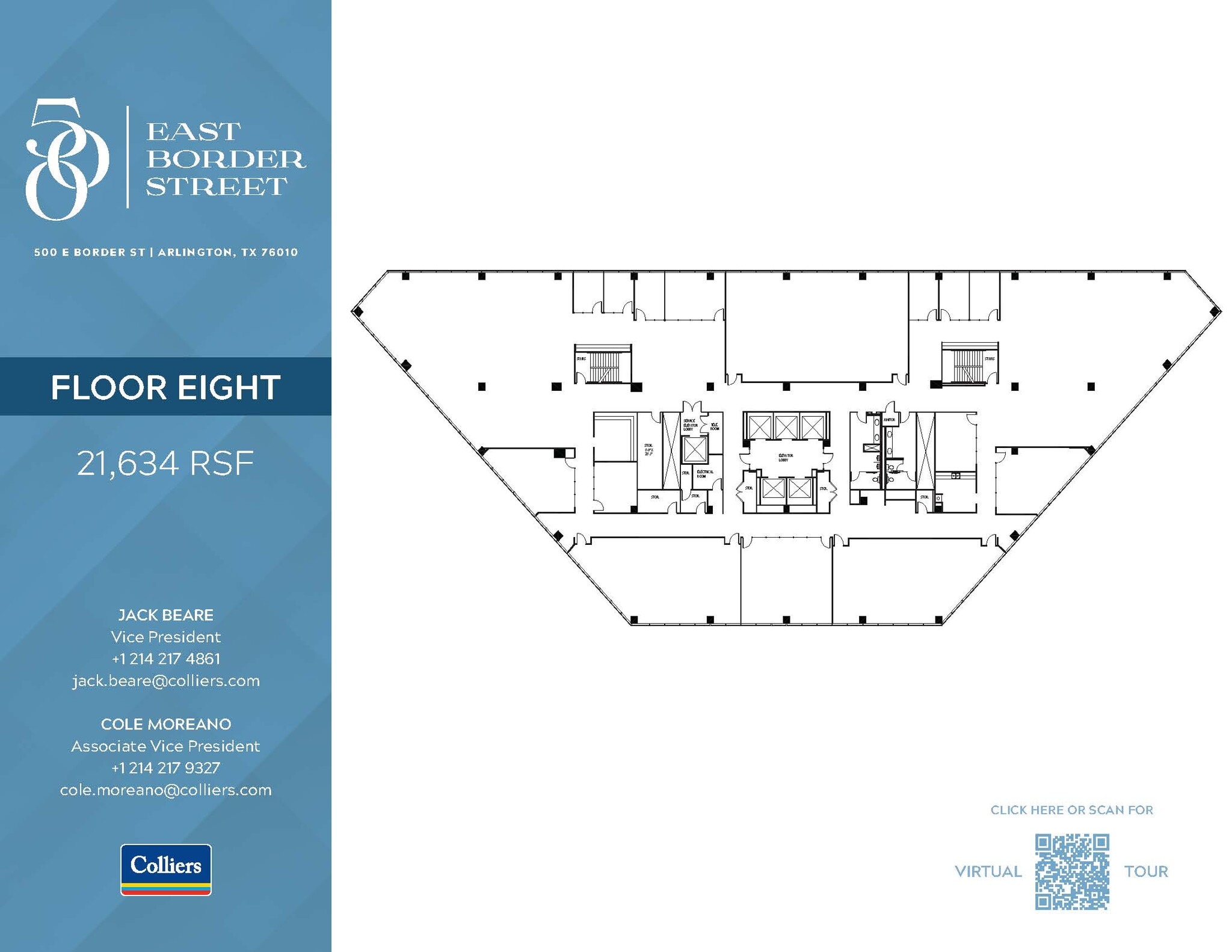 500 E Border St, Arlington, TX à louer Plan d’étage– Image 1 sur 7