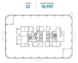 1111 3rd Ave, Seattle, WA à louer Plan d’étage– Image 1 sur 1