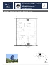 12222 Merit Dr, Dallas, TX à louer Plan d’étage– Image 1 sur 1