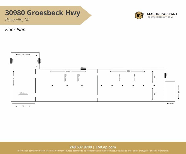 30980 Groesbeck Hwy, Roseville, MI à vendre - Plan d’étage – Image 2 sur 2
