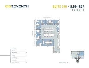 810 Seventh Ave, New York, NY à louer Plan d’étage– Image 1 sur 1