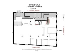 1028 33rd St NW, Washington, DC à louer Plan d’étage– Image 1 sur 15
