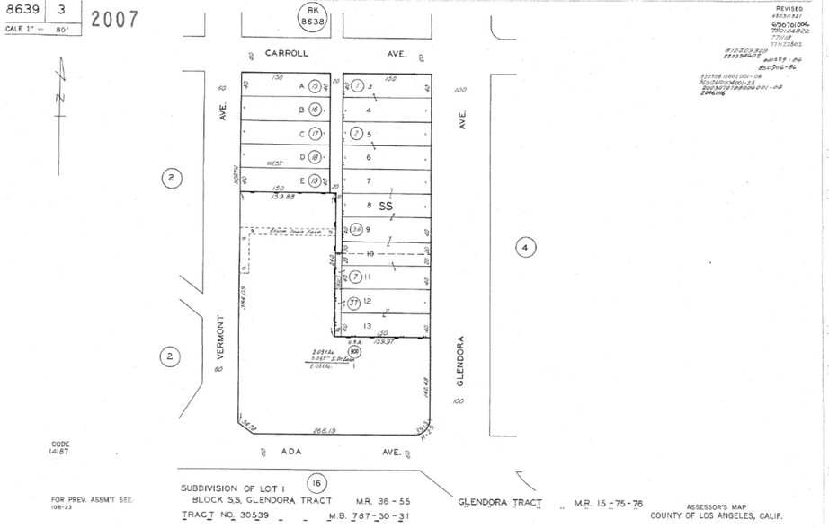 217 S Glendora Ave, Glendora, CA à louer - Plan cadastral – Image 3 sur 3