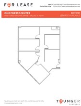 11615 Forest Central Dr, Dallas, TX à louer Plan d’étage– Image 1 sur 1