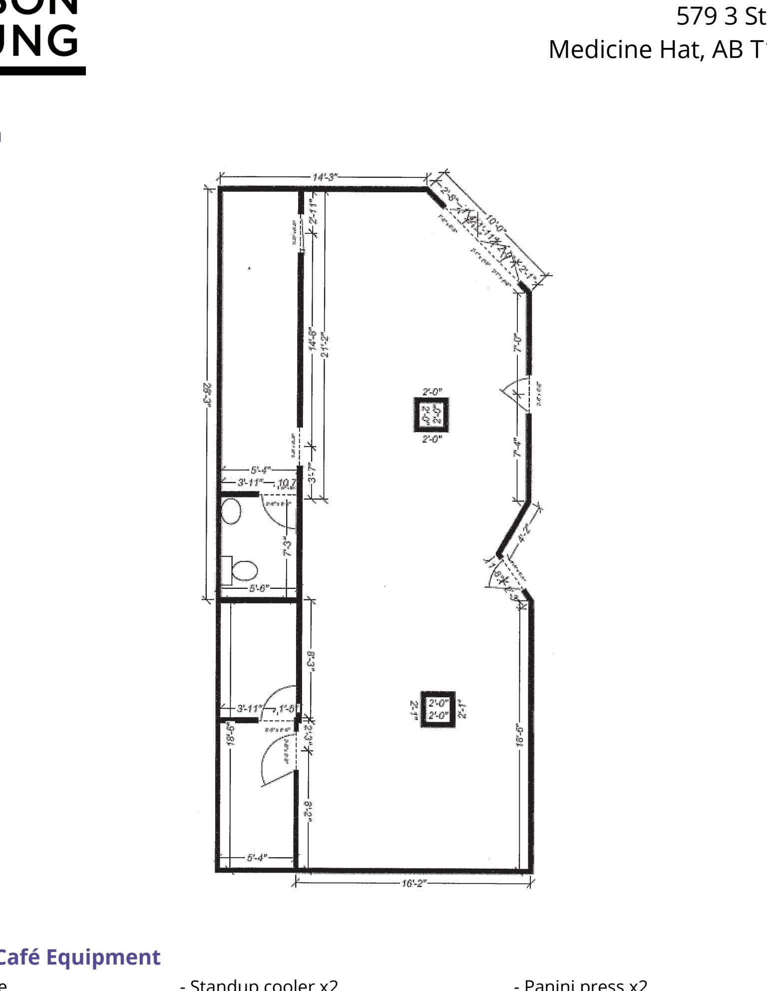 579 3rd St SE, Medicine Hat, AB à louer Plan d’étage– Image 1 sur 7