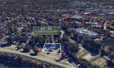 513 N Harbor Blvd, West Sacramento, CA - VUE AÉRIENNE  vue de carte