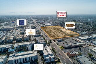7490-7664 Edinger Ave, Huntington Beach, CA - Vue aérienne vue de carte