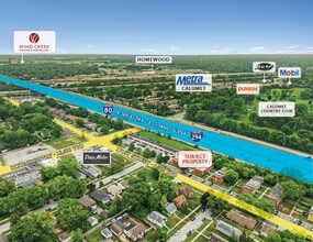 17100 S Dixie Hwy, Hazel Crest, IL - VUE AÉRIENNE  vue de carte