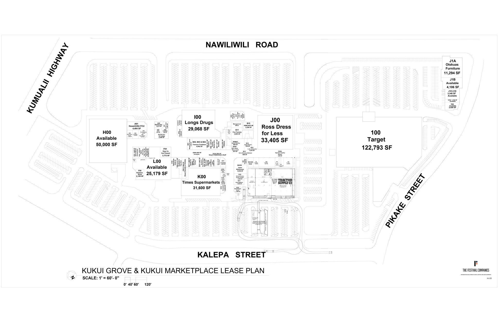 3-2600 Kaumualii Hwy, Lihue, HI à louer Plan de site– Image 1 sur 11