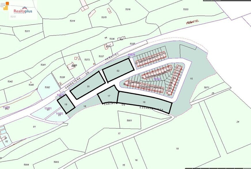 Suelos Cuéllar portefeuille de 5 biens à vendre sur LoopNet.fr - Plan de site – Image 3 sur 3