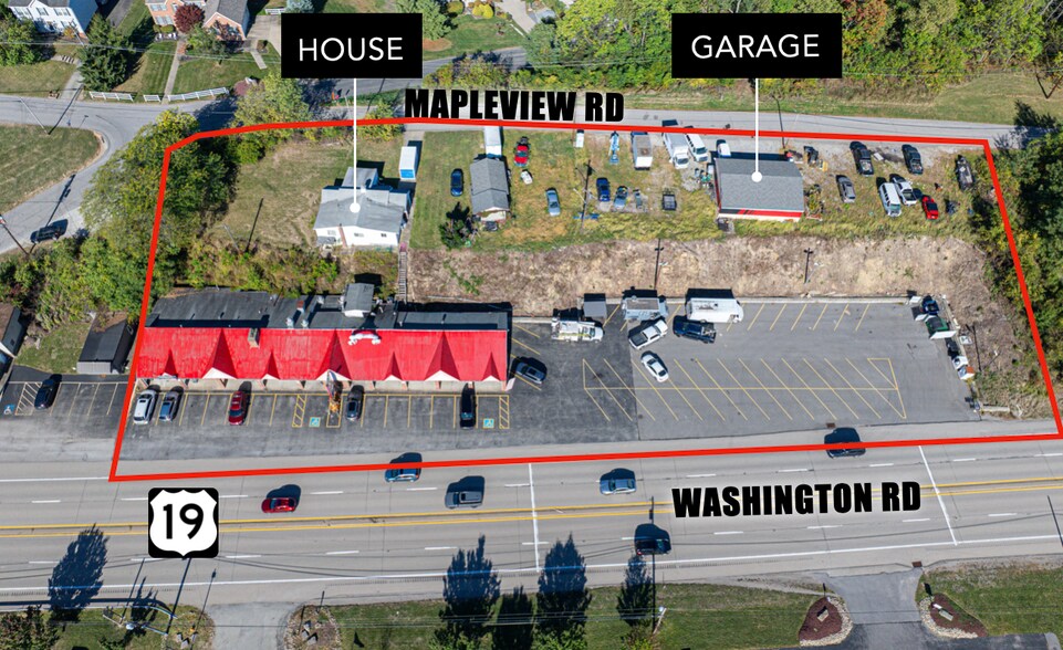 1825 Washington Rd, Washington, PA à vendre - Aérien – Image 2 sur 3