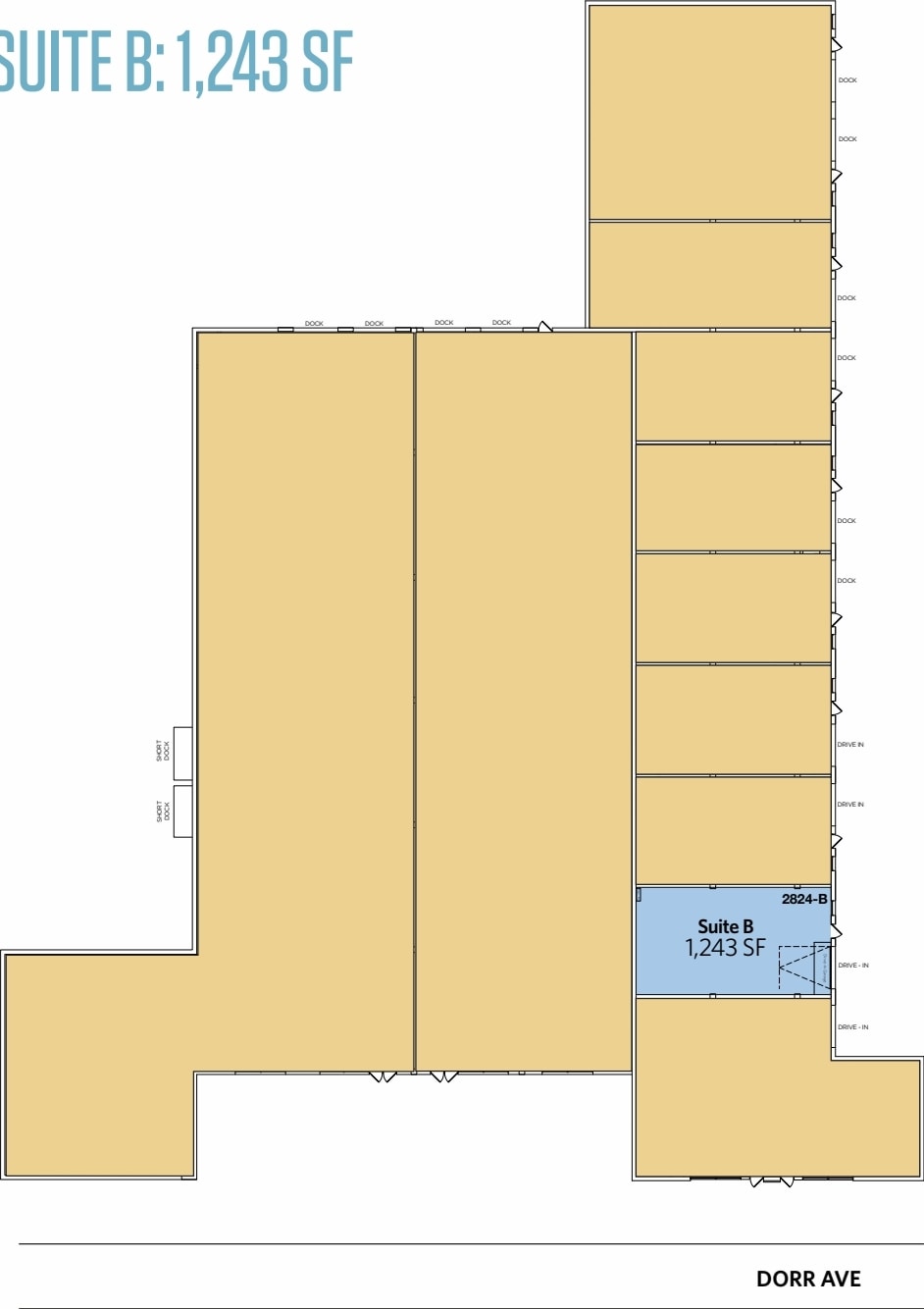 2824-2830 Dorr Ave, Fairfax, VA à louer Plan d’étage– Image 1 sur 1