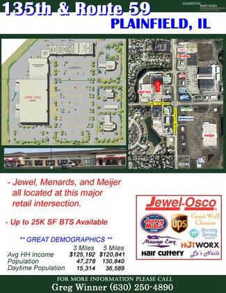 Plus de détails pour 13400 S Route 59, Plainfield, IL - Local commercial à louer