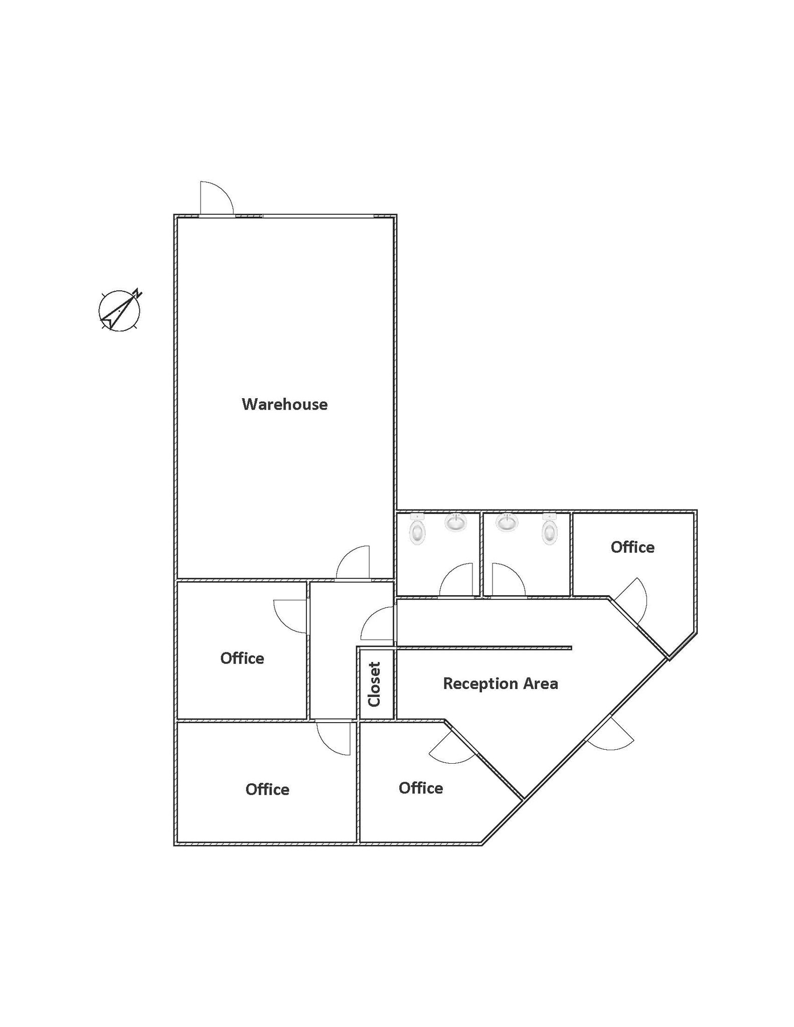 127 Business Center Dr, Corona, CA à louer Plan d’étage– Image 1 sur 7