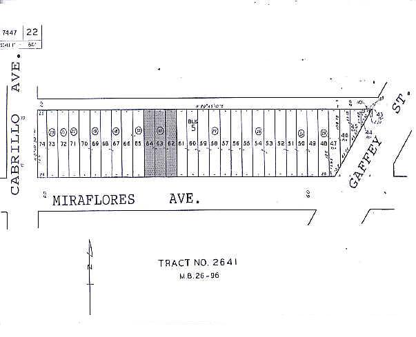 786 Miraflores Ave, Los Angeles, CA à louer - Plan cadastral – Image 3 sur 6