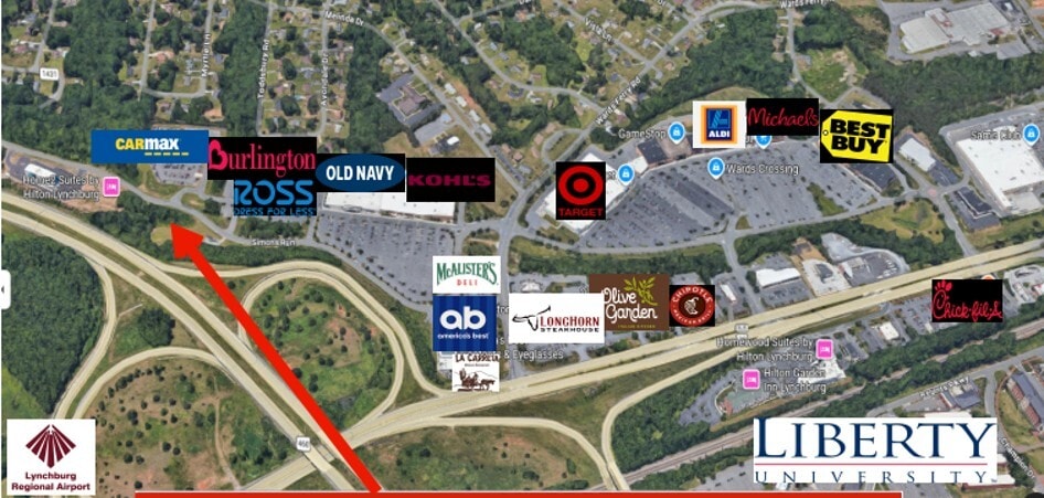 Simons Run, Lynchburg, VA à vendre - Aérien – Image 3 sur 3